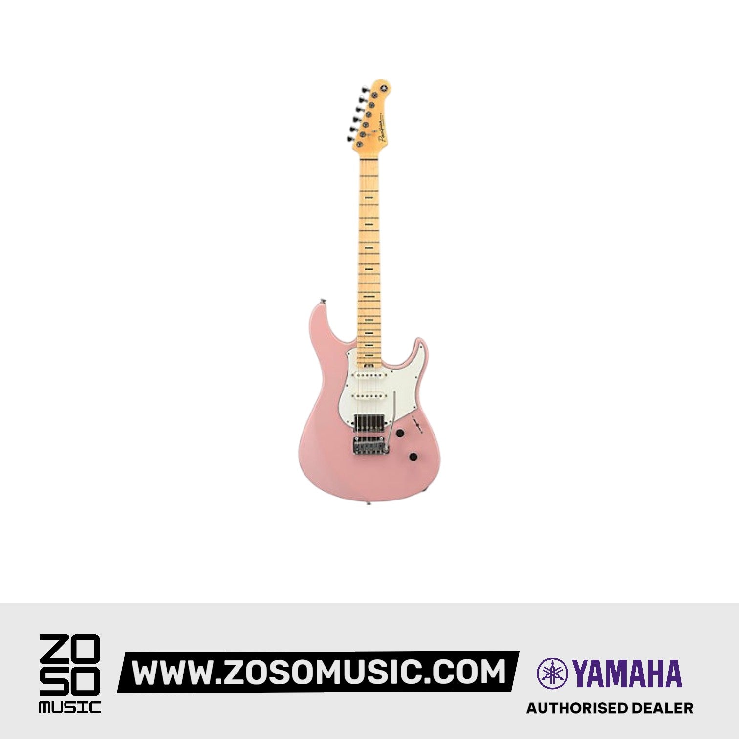 Yamaha PACS+12M Pacifica Standard Plus Electric Guitar, Maple Fingerboard - Ash Pink |  YAMAHA MUSIC |  ELECTRIC GUITAR |  Zoso Music