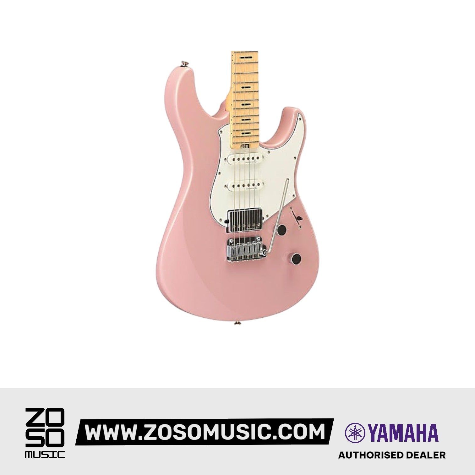 Yamaha PACS+12M Pacifica Standard Plus Electric Guitar, Maple Fingerboard - Ash Pink |  YAMAHA MUSIC |  ELECTRIC GUITAR |  Zoso Music