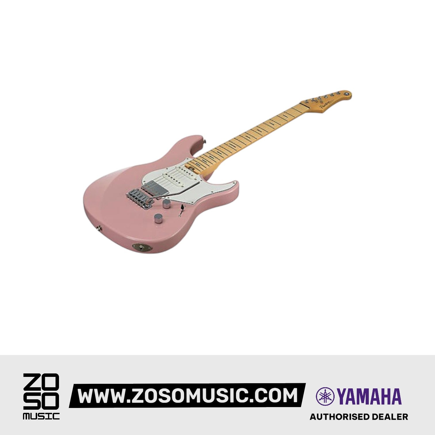 Yamaha PACS+12M Pacifica Standard Plus Electric Guitar, Maple Fingerboard - Ash Pink |  YAMAHA MUSIC |  ELECTRIC GUITAR |  Zoso Music