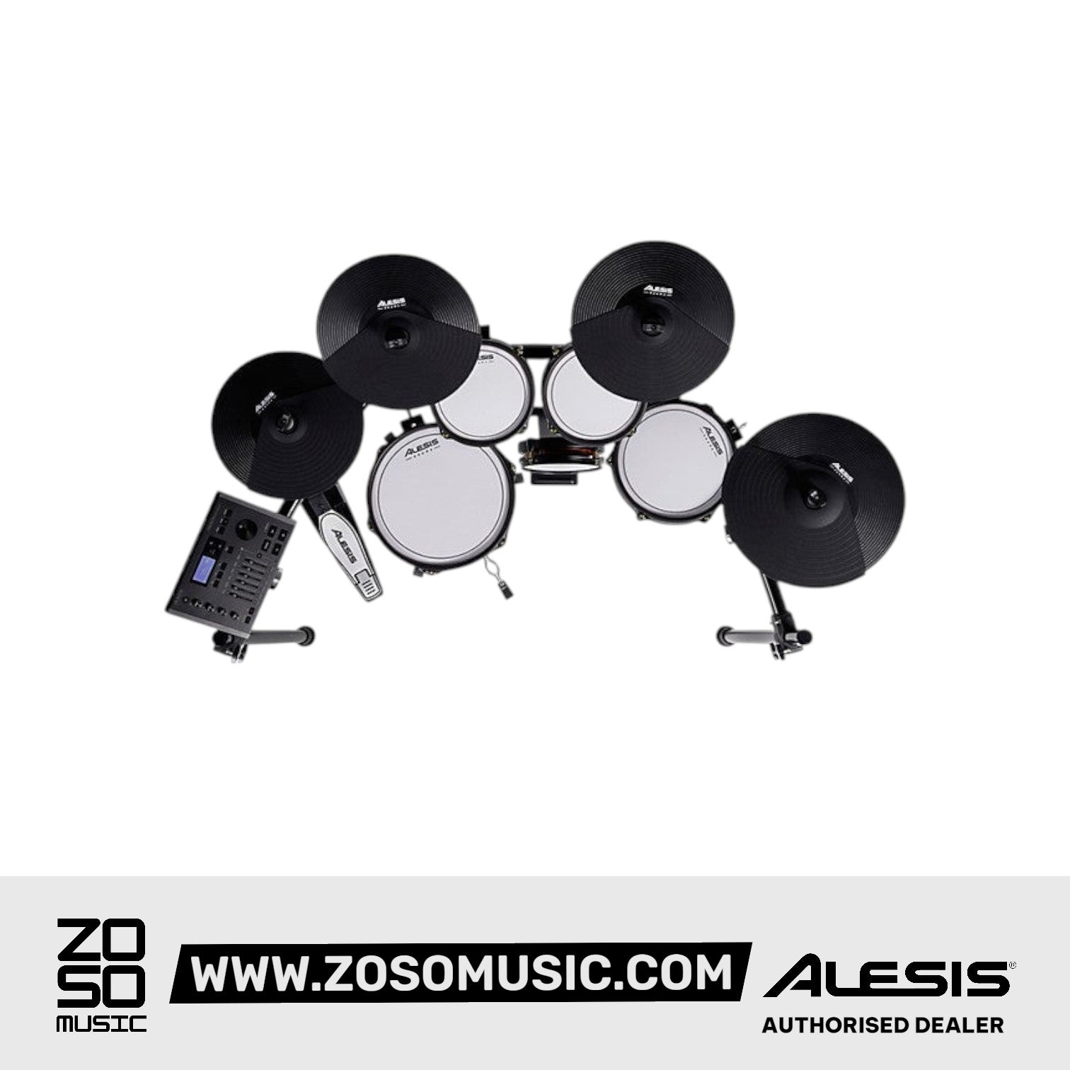 Alesis Crimson III Electronic Drum Kit With Mesh Heads |  ALESIS |  DRUM-ELECTRONIC |  Zoso Music