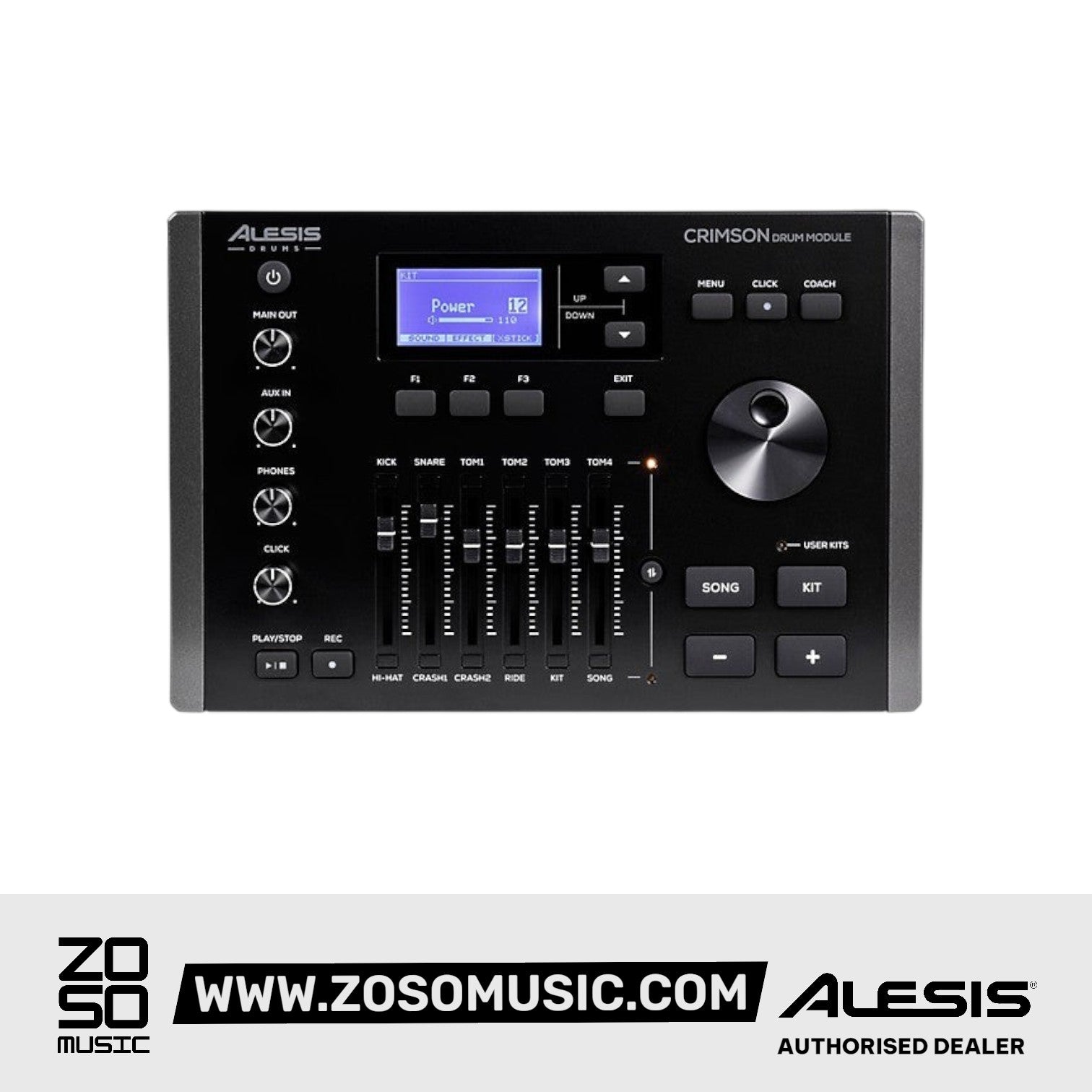 Alesis Crimson III Electronic Drum Kit With Mesh Heads |  ALESIS |  DRUM-ELECTRONIC |  Zoso Music