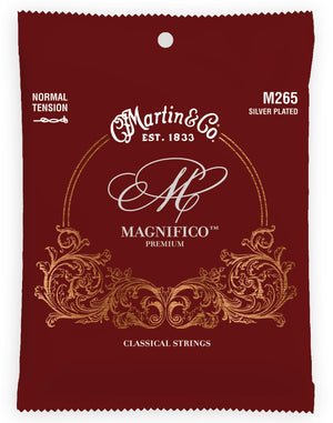 Martin M265 | Magnifico Premium | Silverplated Classical Guitar Strings | Normal Tension | Tie End |  MARTIN |  STRINGS-CLASSICAL GUITAR |  Zoso Music