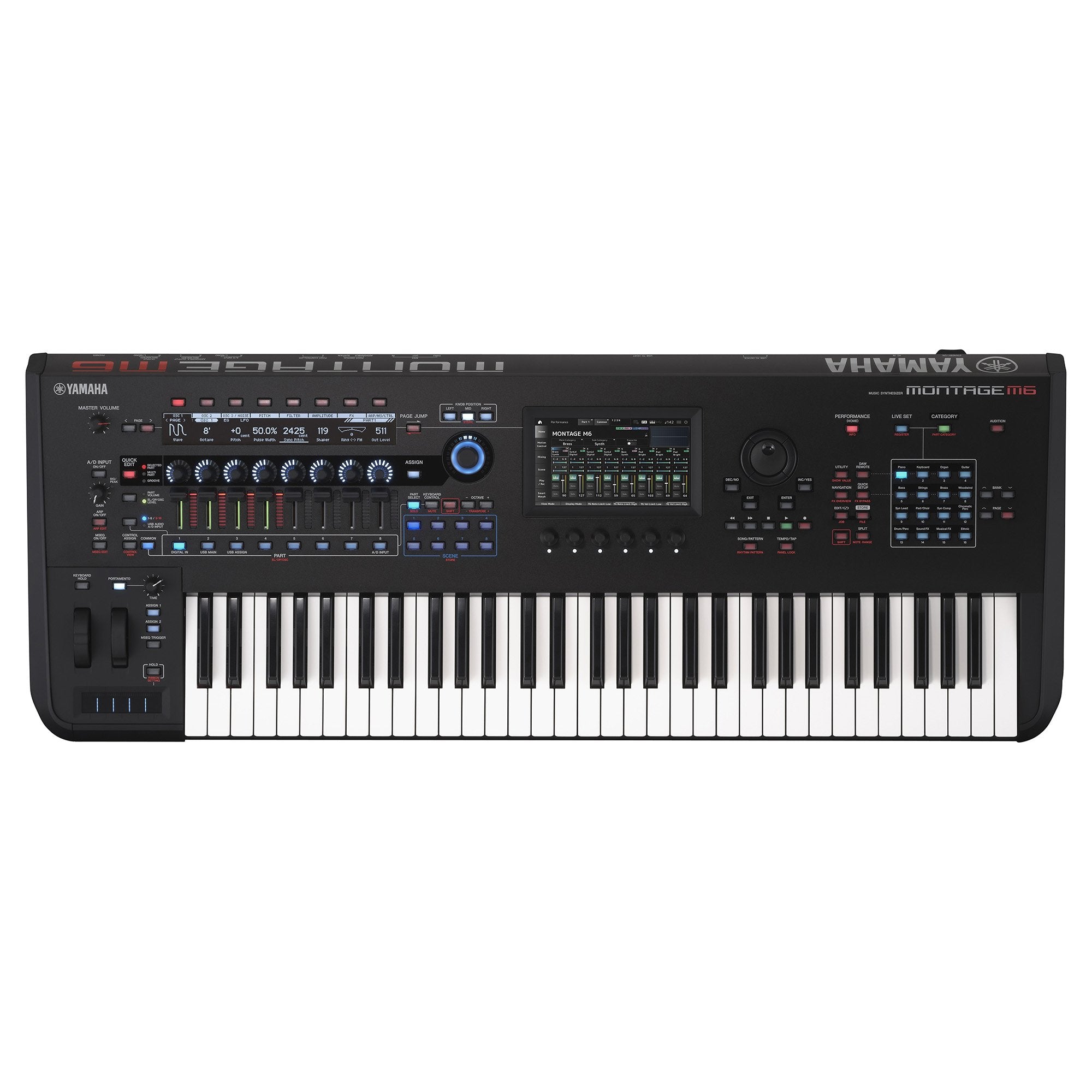 Yamaha Montage M6 61-key Synthesizer |  YAMAHA PRO AUDIO |  SYNTHESIZER |  Zoso Music