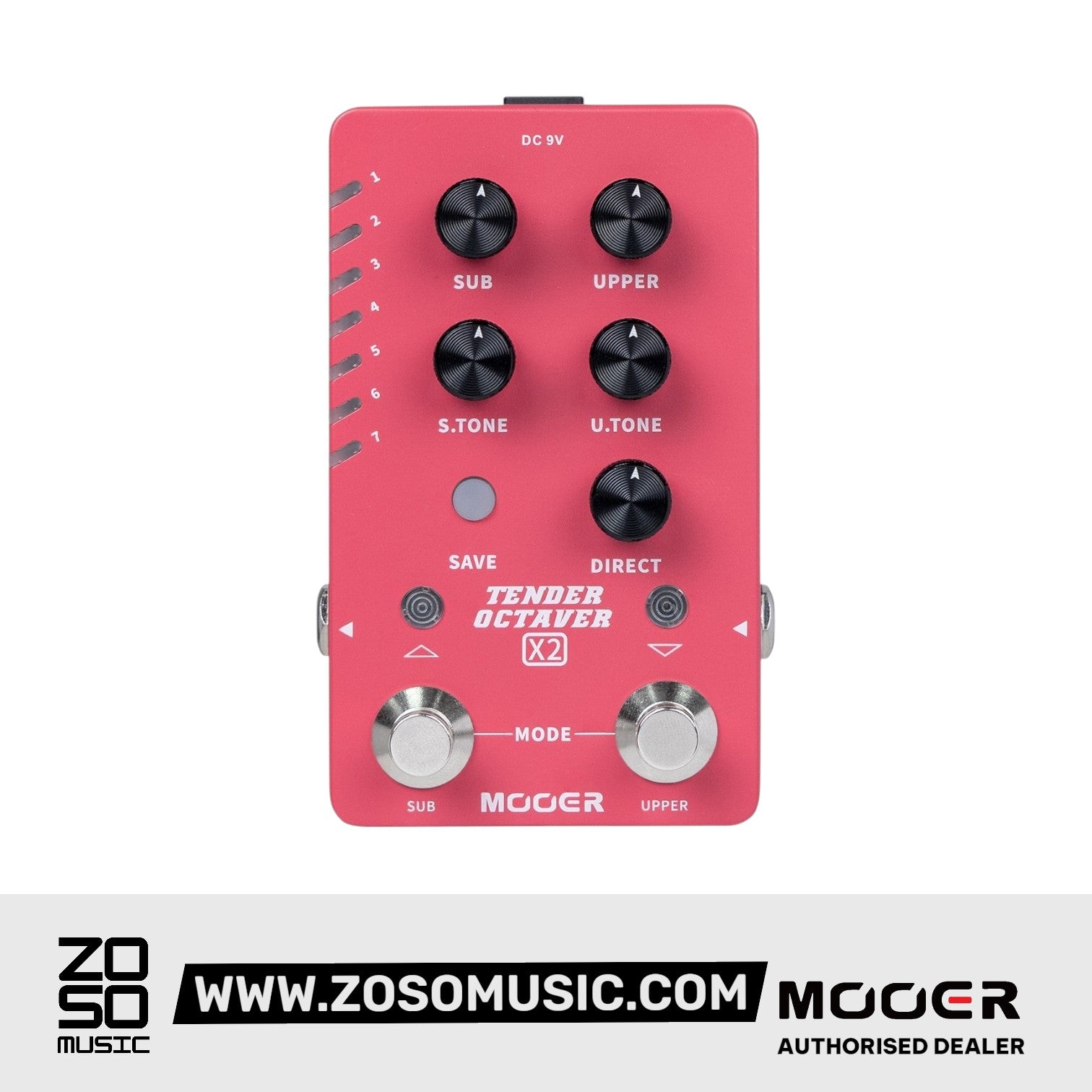 Mooer Tender Octaver X2 Octave Pedal | Zoso Music Sdn Bhd