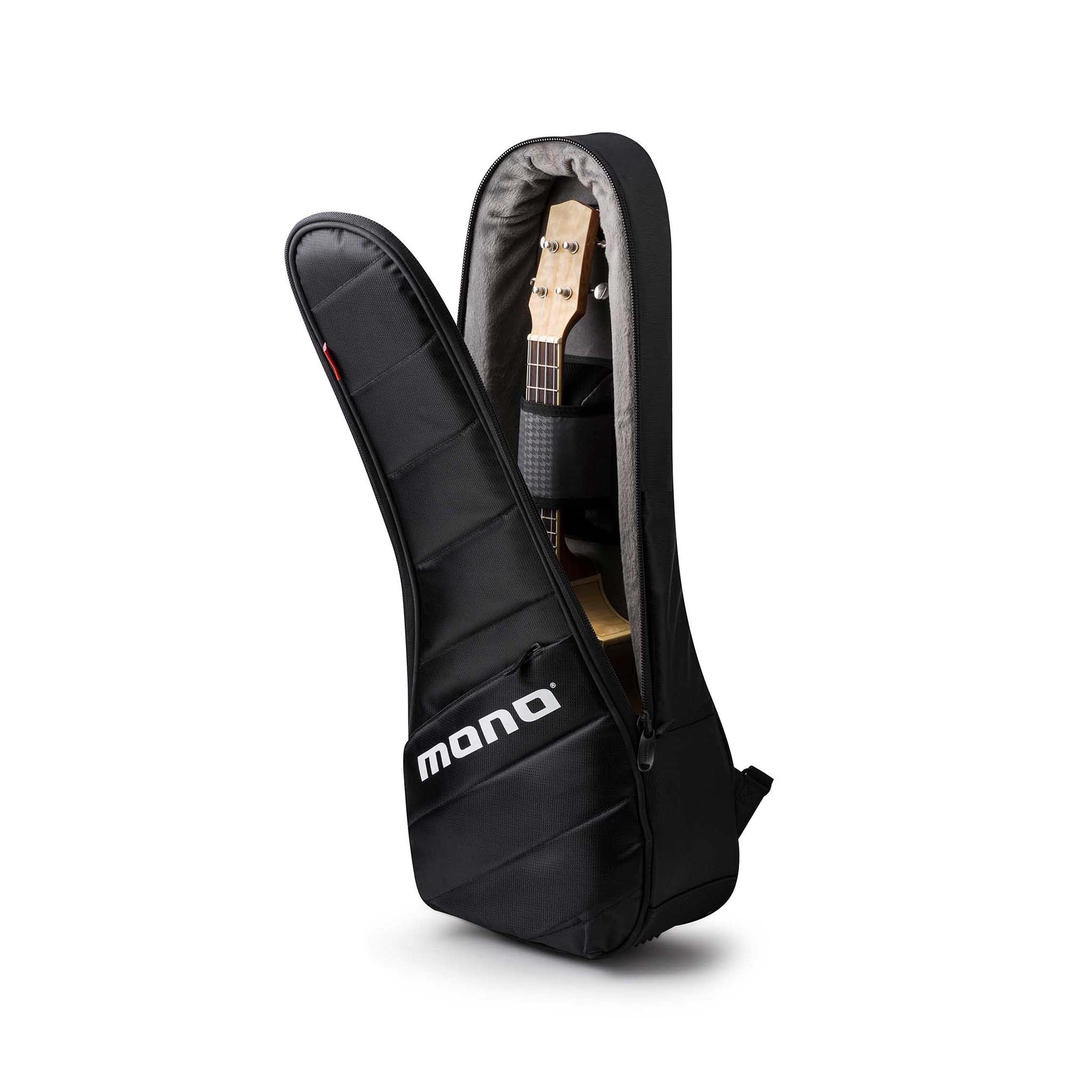 MONO Vertigo Concert Ukulele Case, Black - ZOSO MUSIC