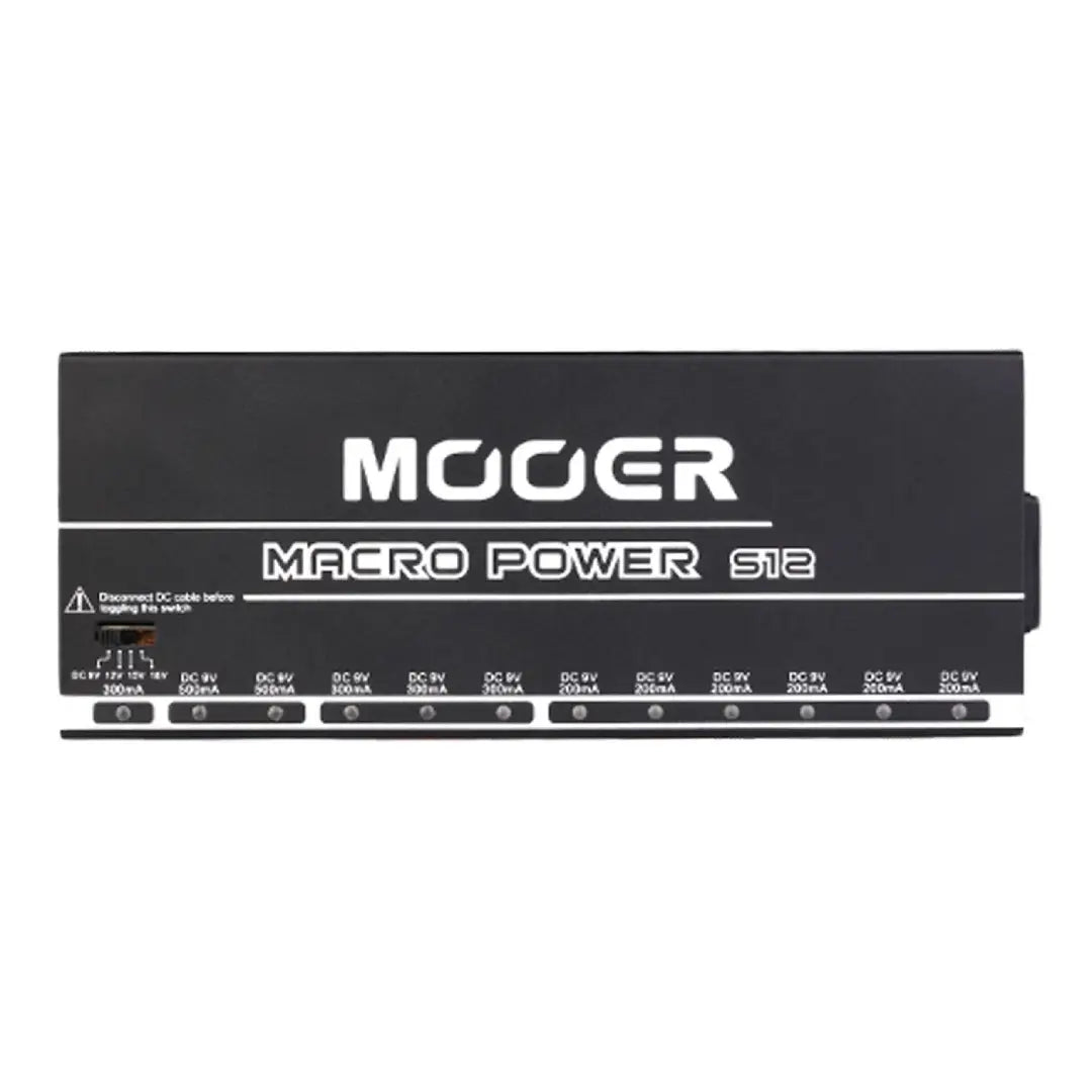 Mooer Macro Power S12 Professional Isolated Power Supply | Zoso Music Sdn Bhd