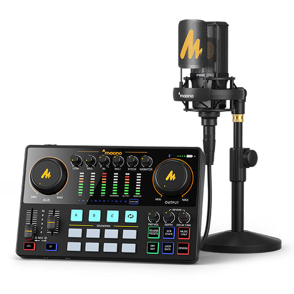 Maonocaster AU-AME2A Podcast Production Studio Kit Set ( With Microphone )