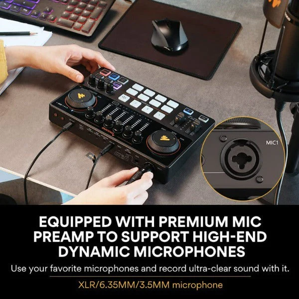 Maonocaster AME2 Integrated Audio Production Studio Sound Card For Live Streaming