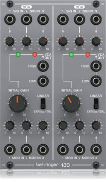 Behringer 130 Dual VCA Eurorack Module | BEHRINGER , Zoso Music