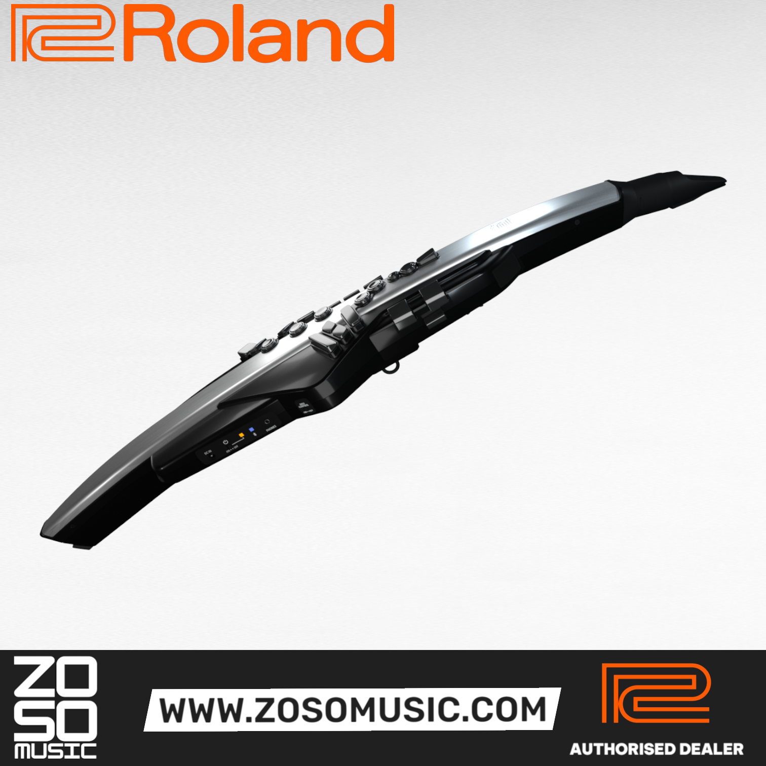 Roland Aerophone Pro AE-30 Digital Wind Instrument - Silver |  ROLAND |  WOODWINDS-DIGITAL |  Zoso Music