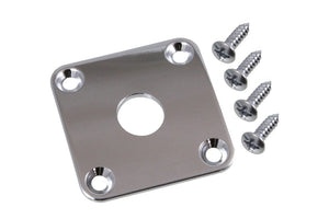ALLPARTS AP-0633-010 Chrome Square Jackplate for Les Paul® | Zoso Music Sdn Bhd