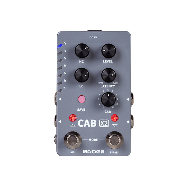 Mooer Audio CAB X2 Stereo Cabinet Simulation Pedal | Zoso Music Sdn Bhd