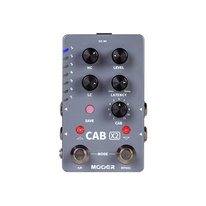 Mooer Audio CAB X2 Stereo Cabinet Simulation Pedal | Zoso Music Sdn Bhd