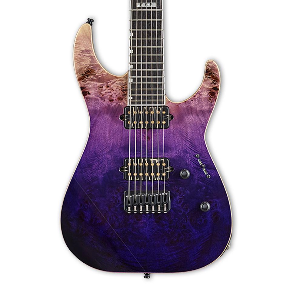 ESP E-II M-II 7 NT Electric Guitar - Purple Natural Fade [Made in Japan]