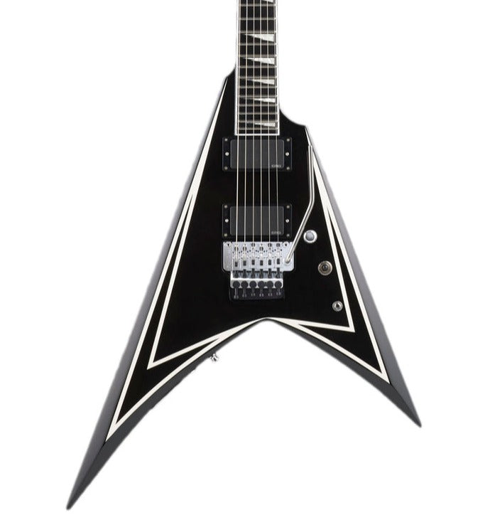 ESP E-II SV - Black with White Stripes [Made in Japan]
