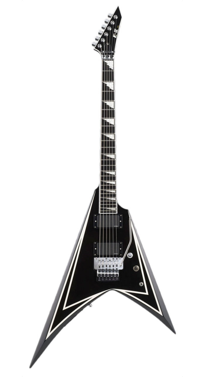 ESP E-II SV - Black with White Stripes [Made in Japan]