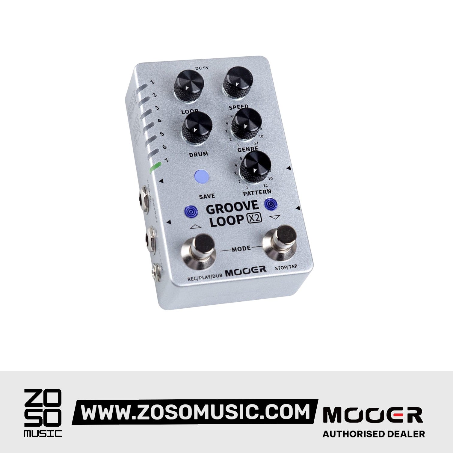Mooer Groove Loop X2 - Stereo Looper / Drum Machine