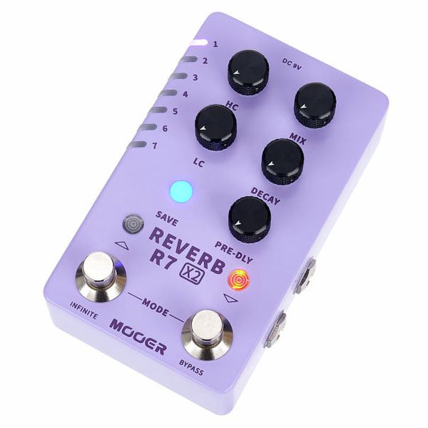 Mooer R7 X2 Reverb Pedal