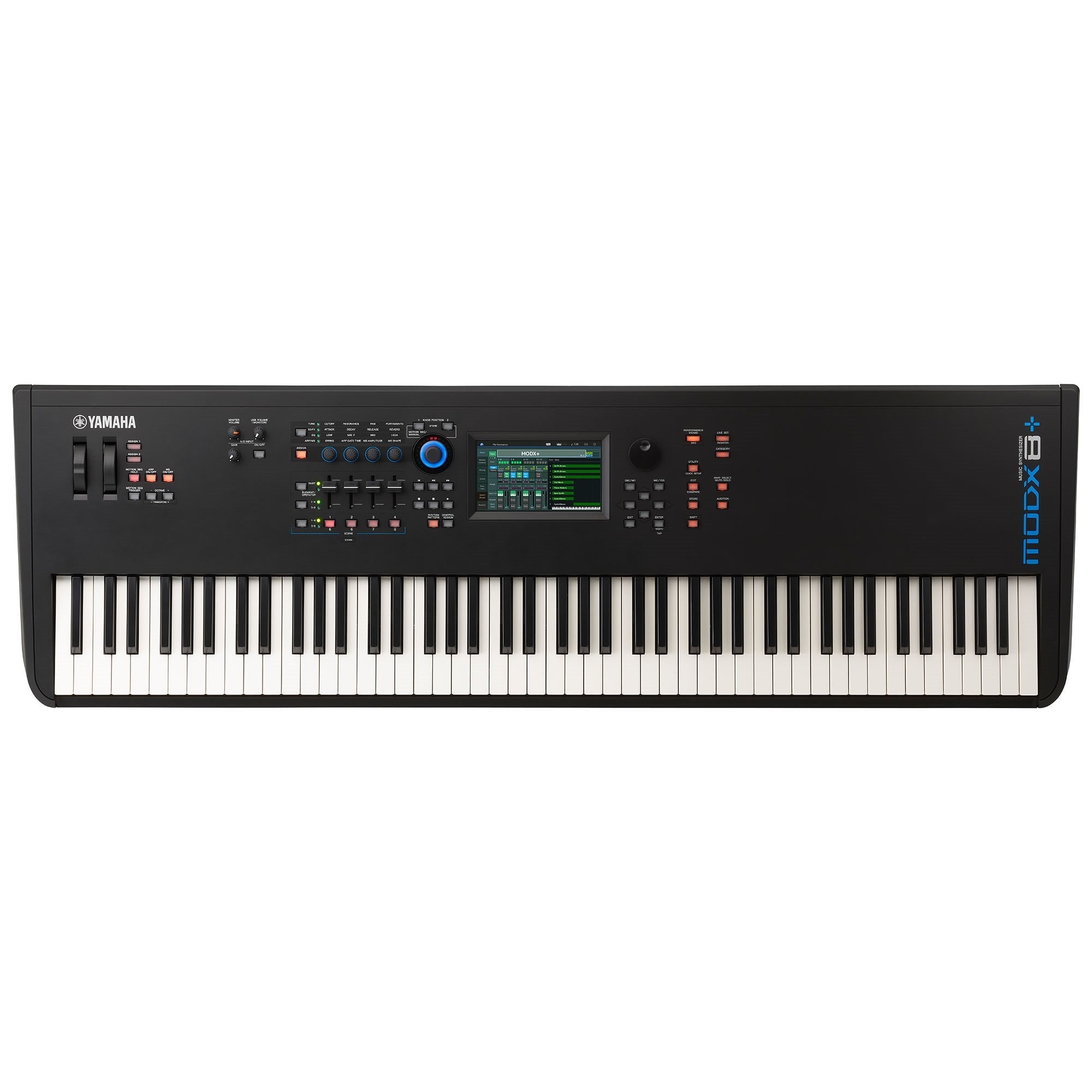 Yamaha MODX8+ 88 GHS-weighted Key Synthesizer |  YAMAHA MUSIC |  SYNTHESIZER |  Zoso Music