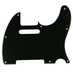 ALLPARTS PG-0562-033 8 Hole Black Pickguard for Telecaster® | Zoso Music Sdn Bhd