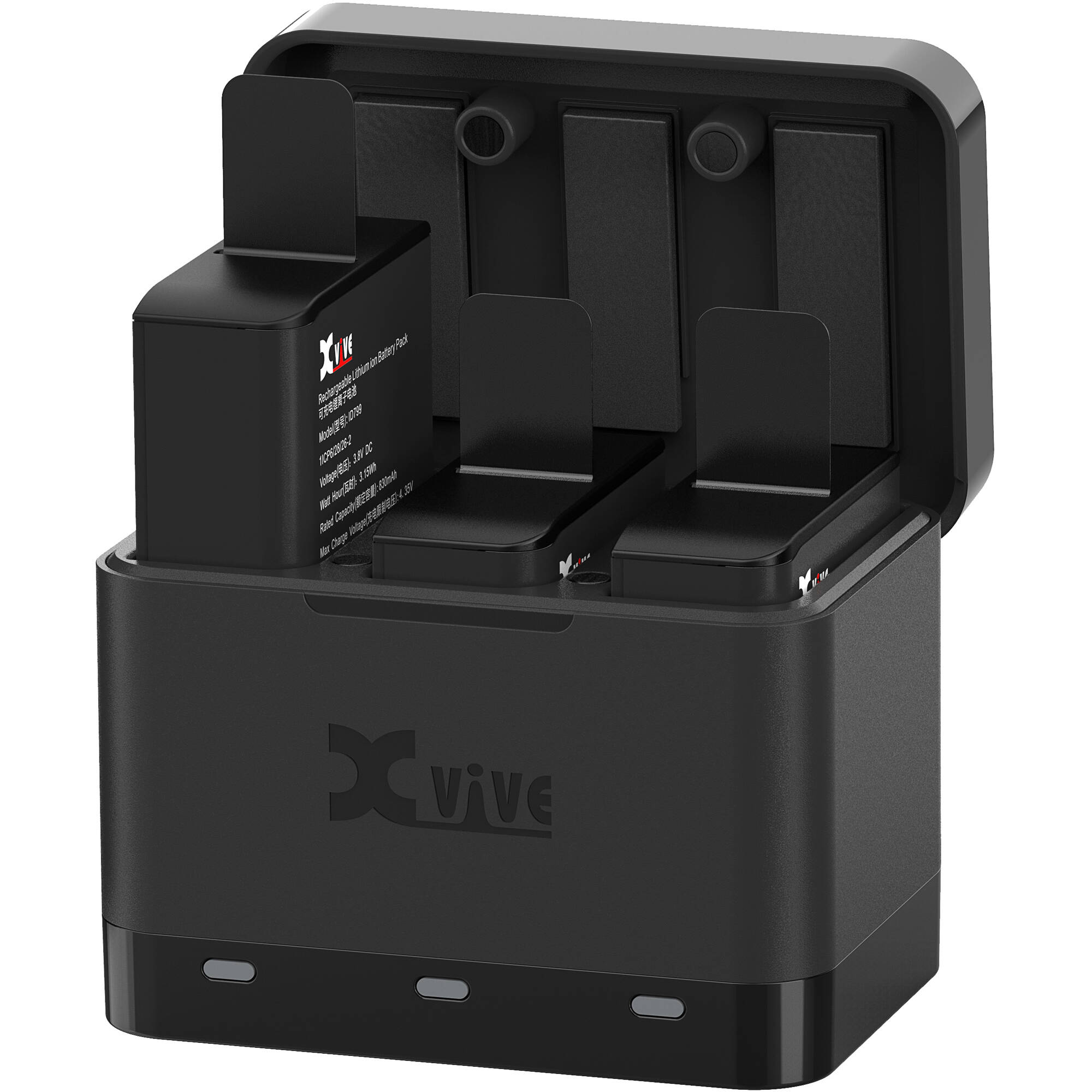 Xvive Audio U5C Battery Charger Case with Three Batteries for U5 Wireless Systems | Zoso Music Sdn Bhd