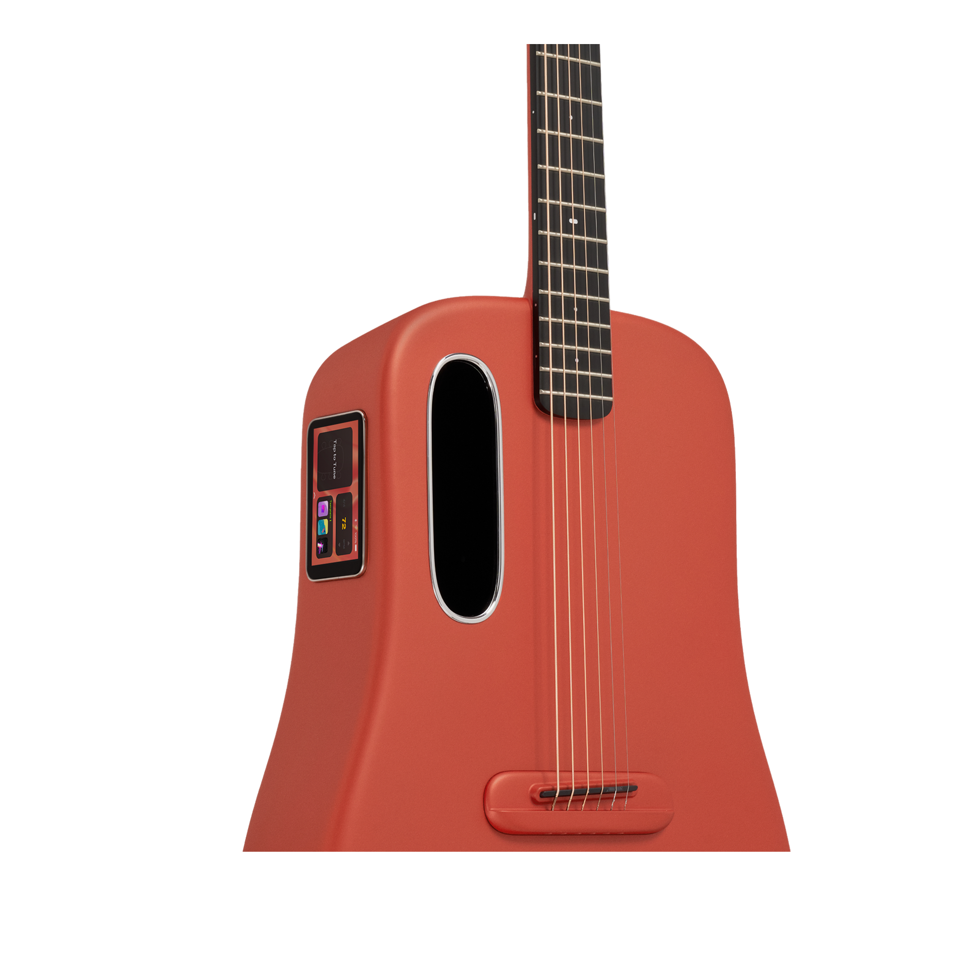 Lava Me 3 38inch Carbon Fiber Smart Guitar with Space Bag - Red