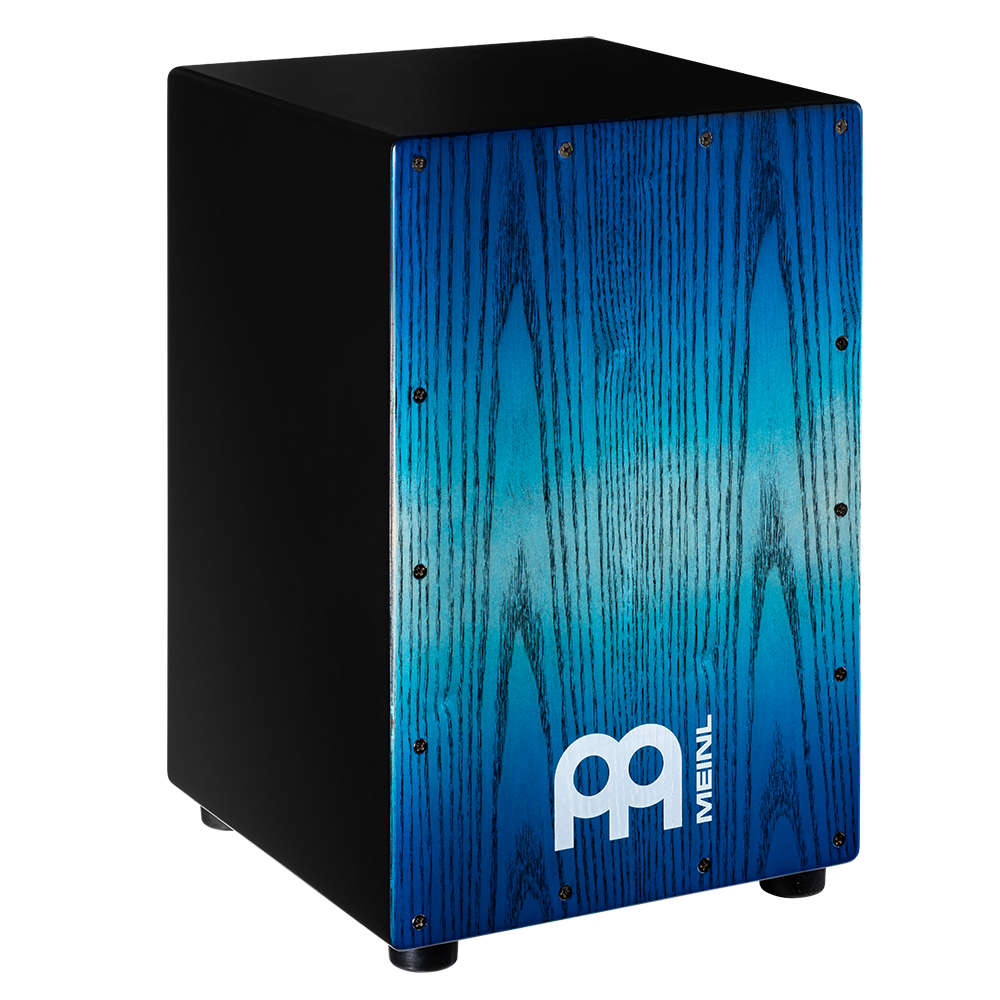 Meinl Percussion MCAJ100BK-PBF Headliner Series Snare Cajon, Pacific Blue Fade | Zoso Music Sdn Bhd