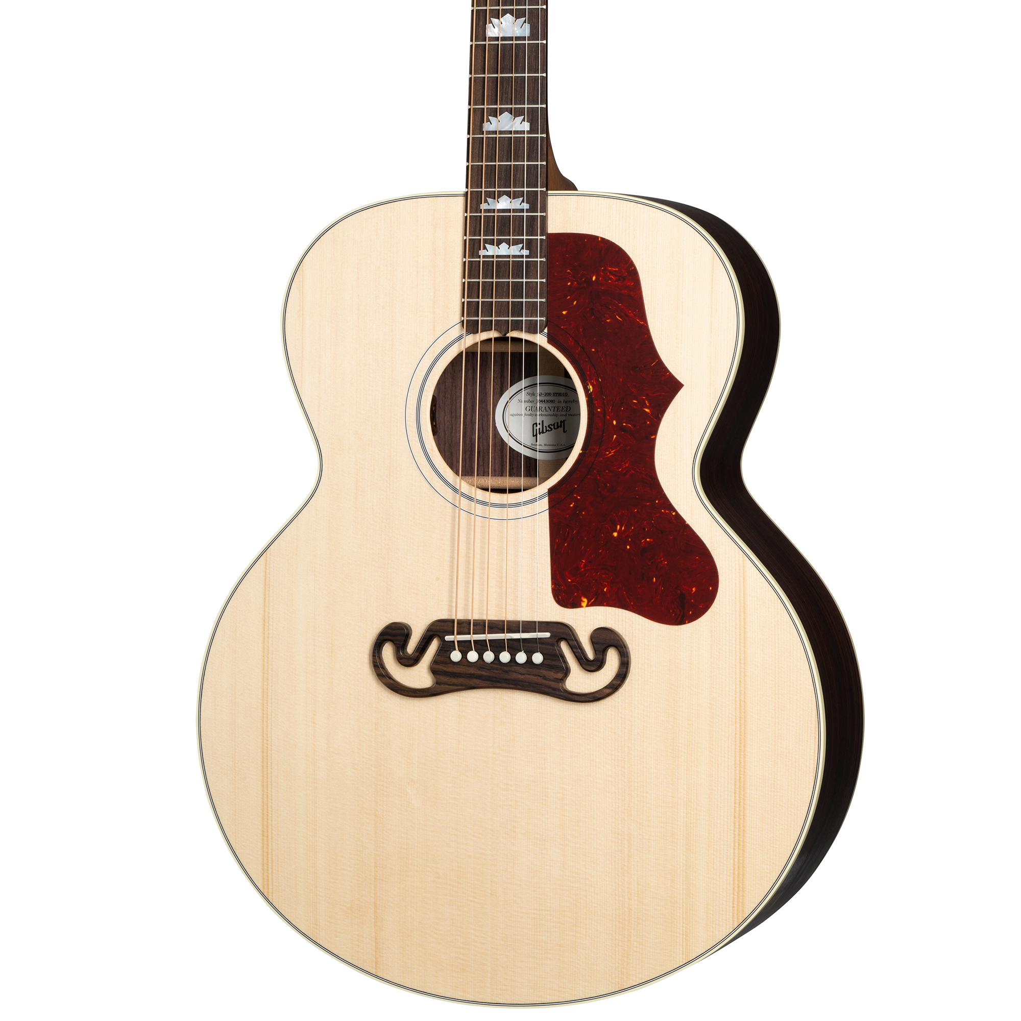 Gibson Sj-200 Studio Rosewood Acoustic-electric Guitar - Natural (Sj200) | Zoso Music Sdn Bhd