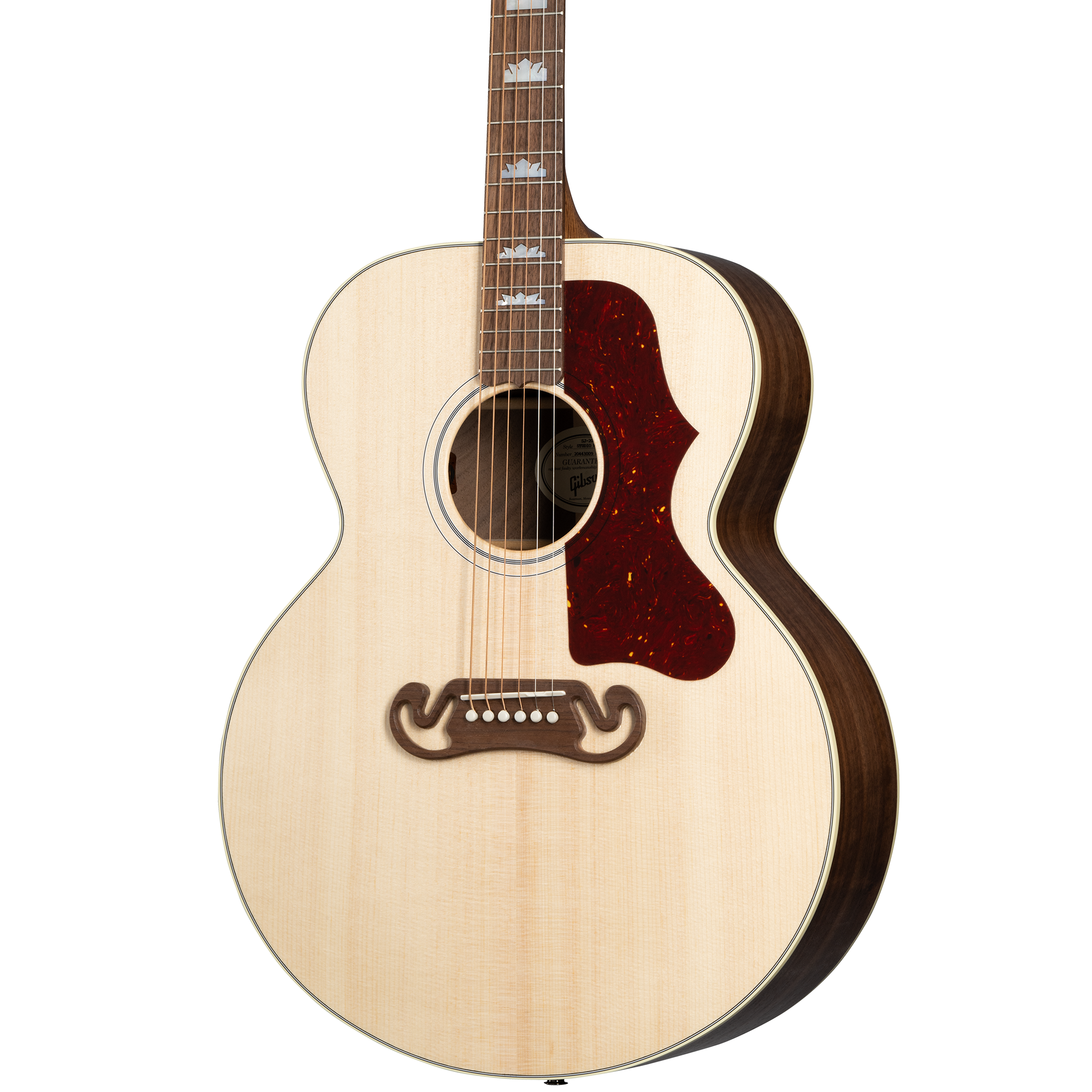 Gibson Sj-200 Studio Walnut Acoustic-electric Guitar - Natural (Sj200) | Zoso Music Sdn Bhd