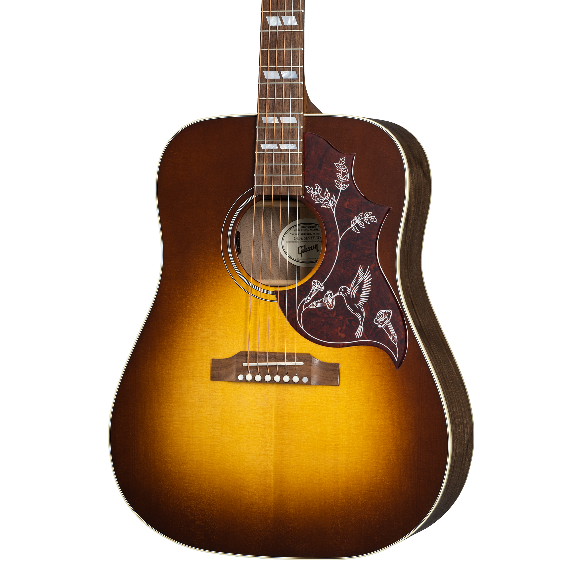 Gibson Hummingbird Studio Walnut Acoustic-electric Guitar - Vintage Sunburst | Zoso Music Sdn Bhd