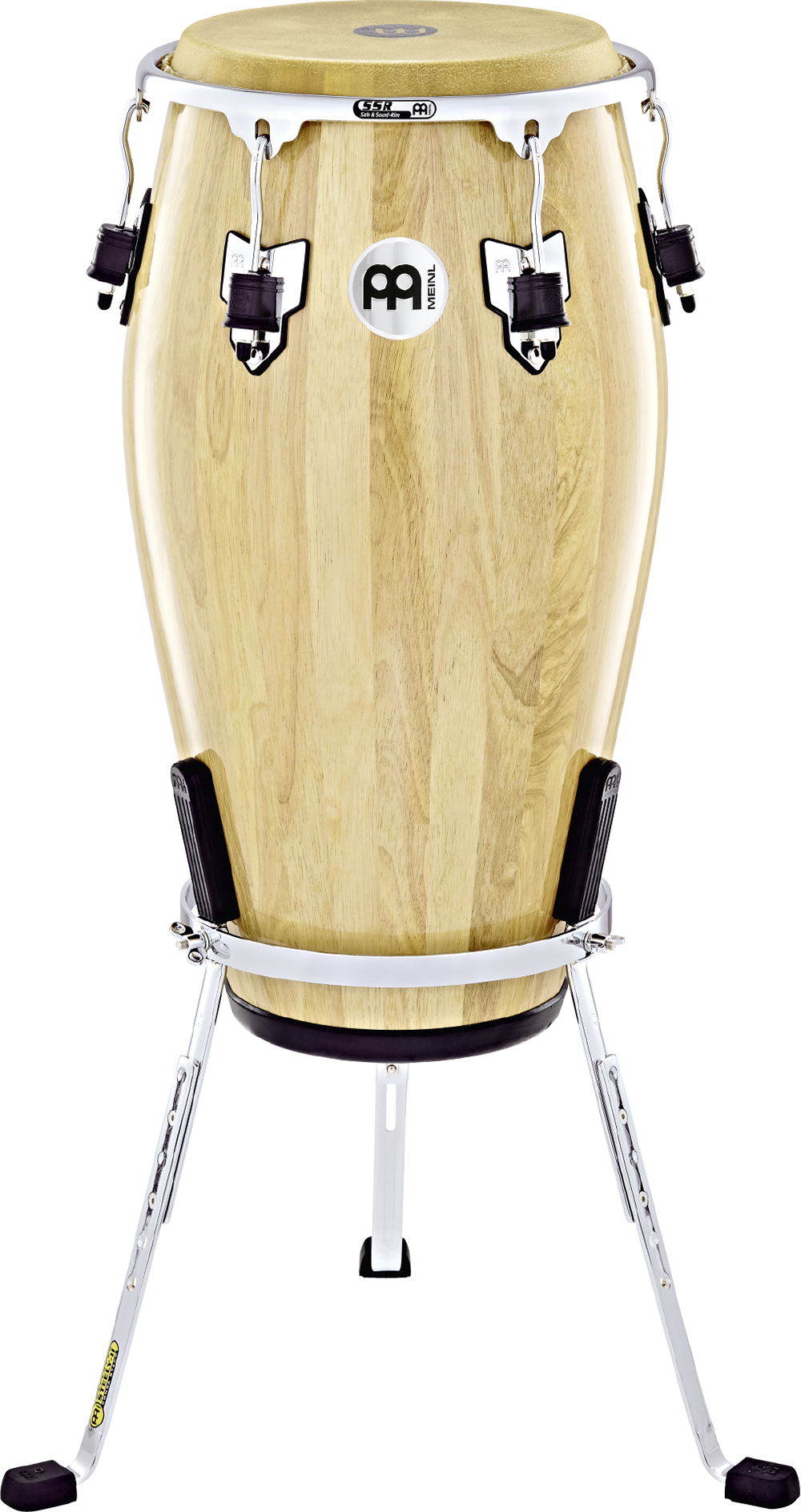 Meinl Percussion MEC1134NT-CH 11 3/4" Conga Marathon Exclusive Series Conga, Chrome, True Skin Buffalo Head | Zoso Music Sdn Bhd