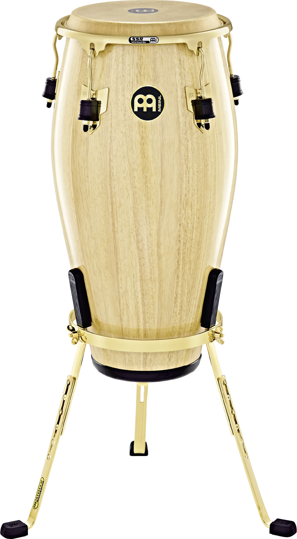 Meinl Percussion MEC11NT-G 11" Quinto Marathon Exclusive Series Conga, Gold, True Skin Buffalo Head | Zoso Music Sdn Bhd