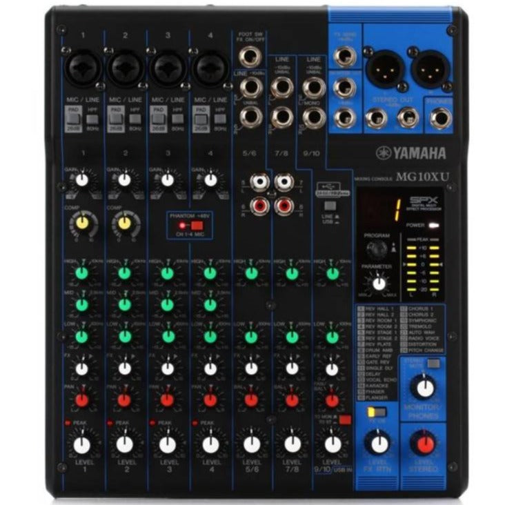 Yamaha MG10XU 10-Channel Mixer and Effects Success | Zoso Music Sdn Bhd