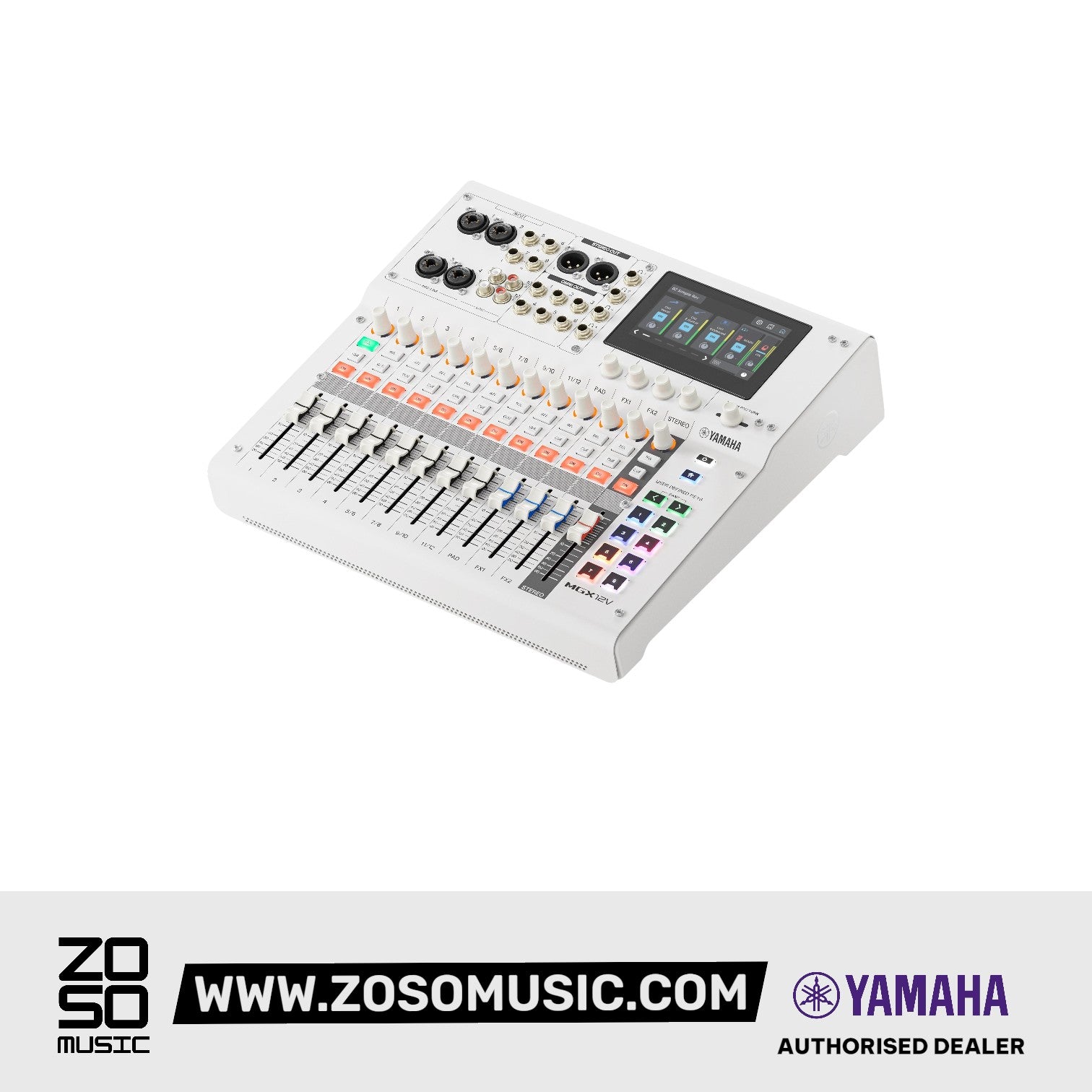 Yamaha MGX12V 18-Channel Digital Mixing Console with Video Interface