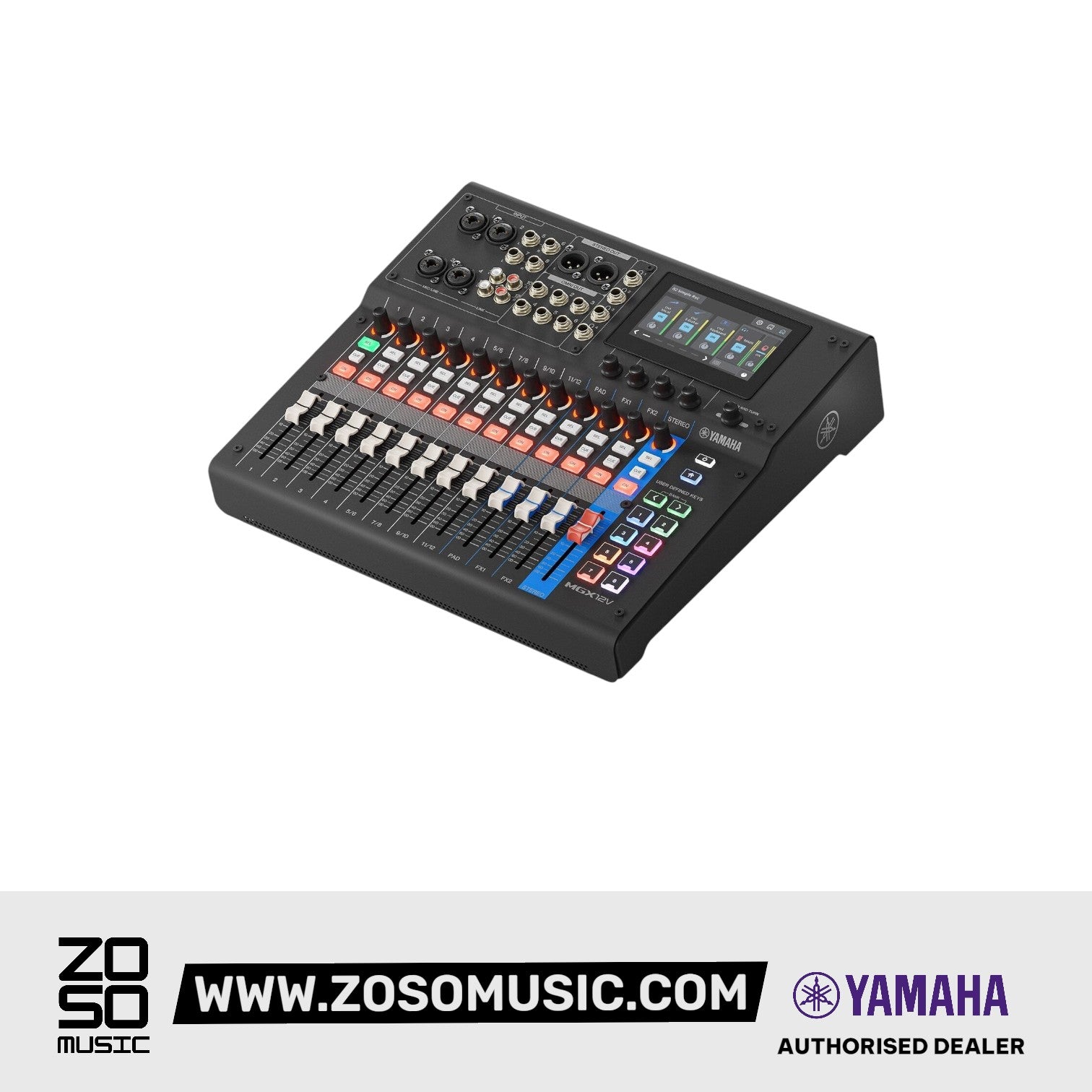 Yamaha MGX12V 18-Channel Digital Mixing Console with Video Interface