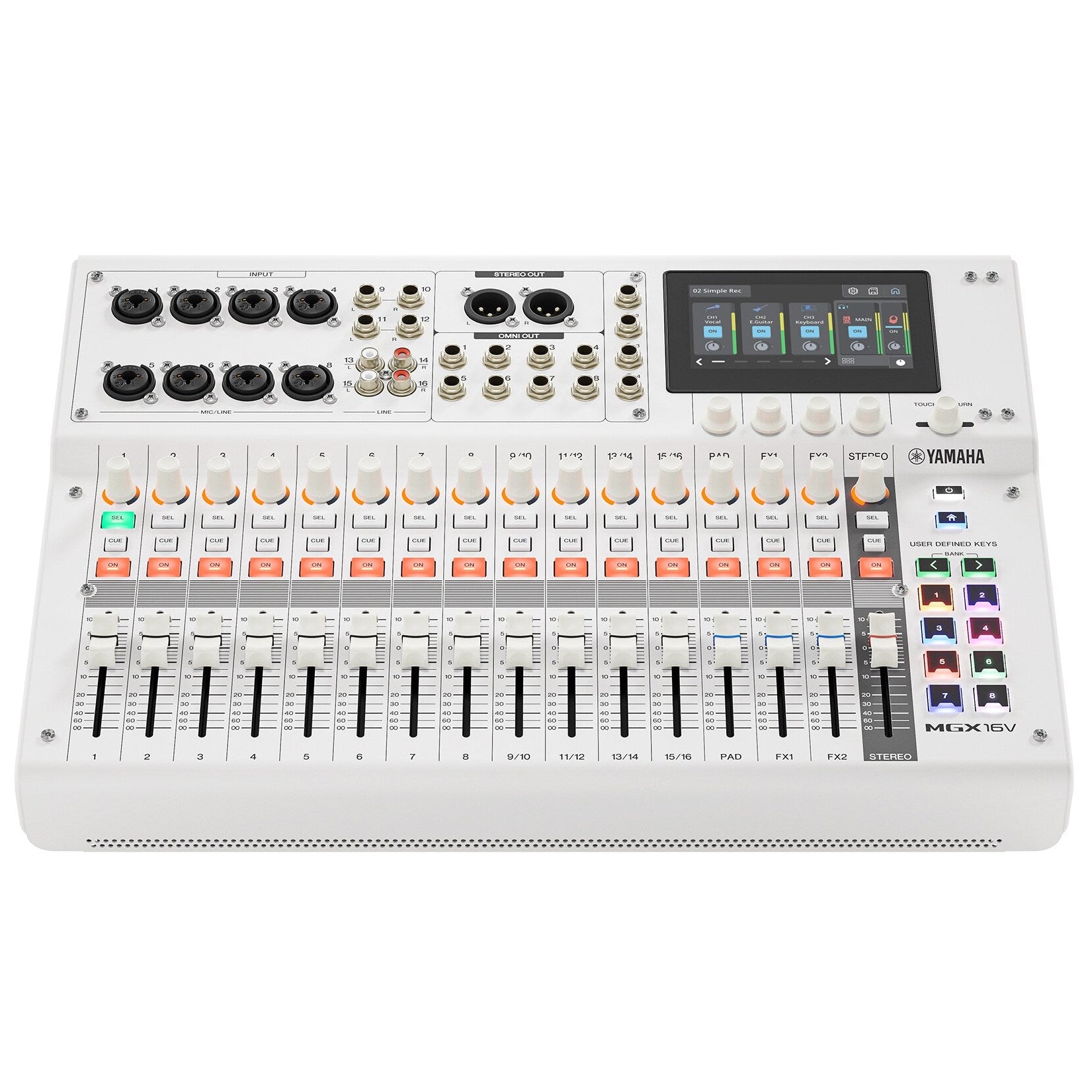 Yamaha MGX16V 22-Channel Digital Mixing Console with Video Interface