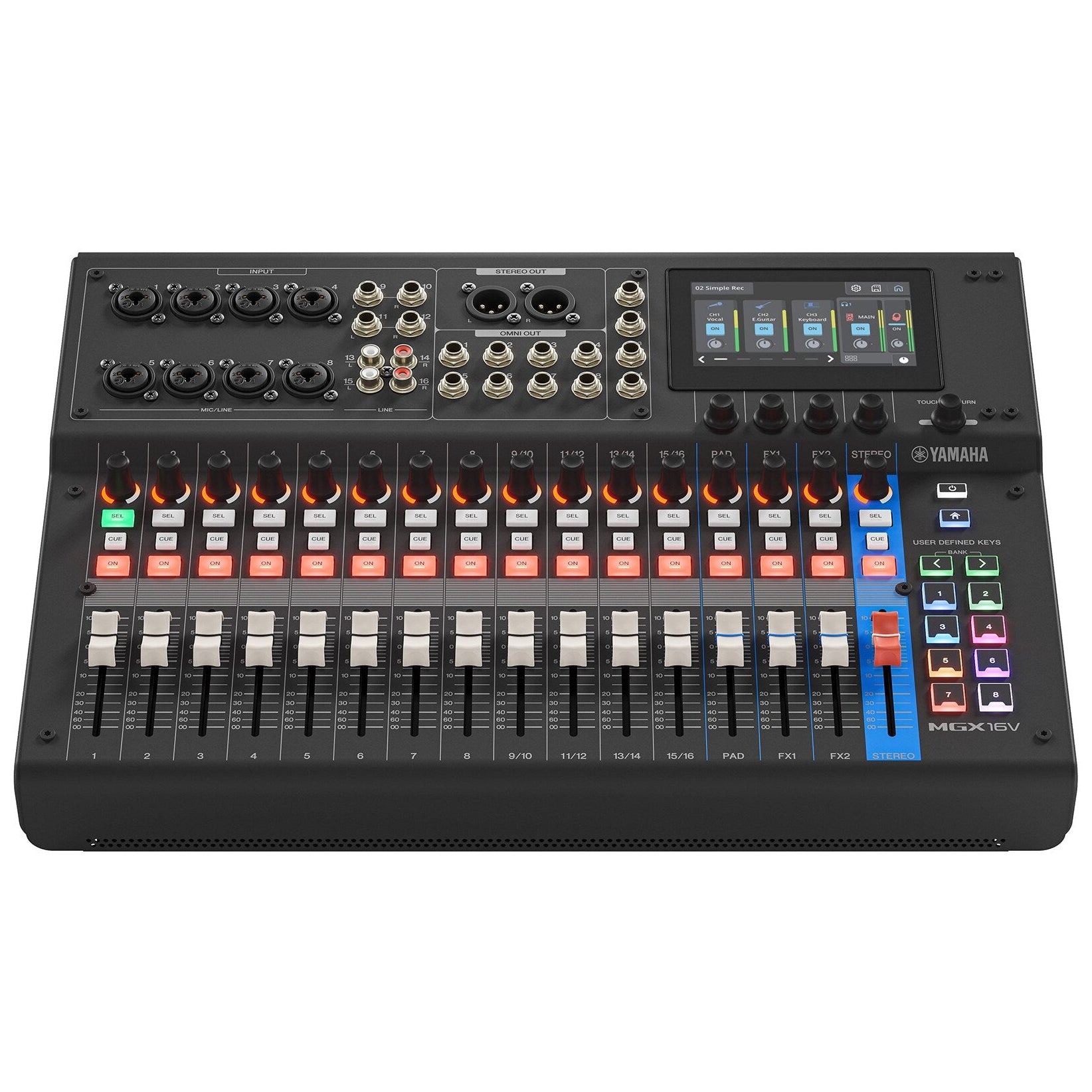 Yamaha MGX16V 22-Channel Digital Mixing Console with Video Interface