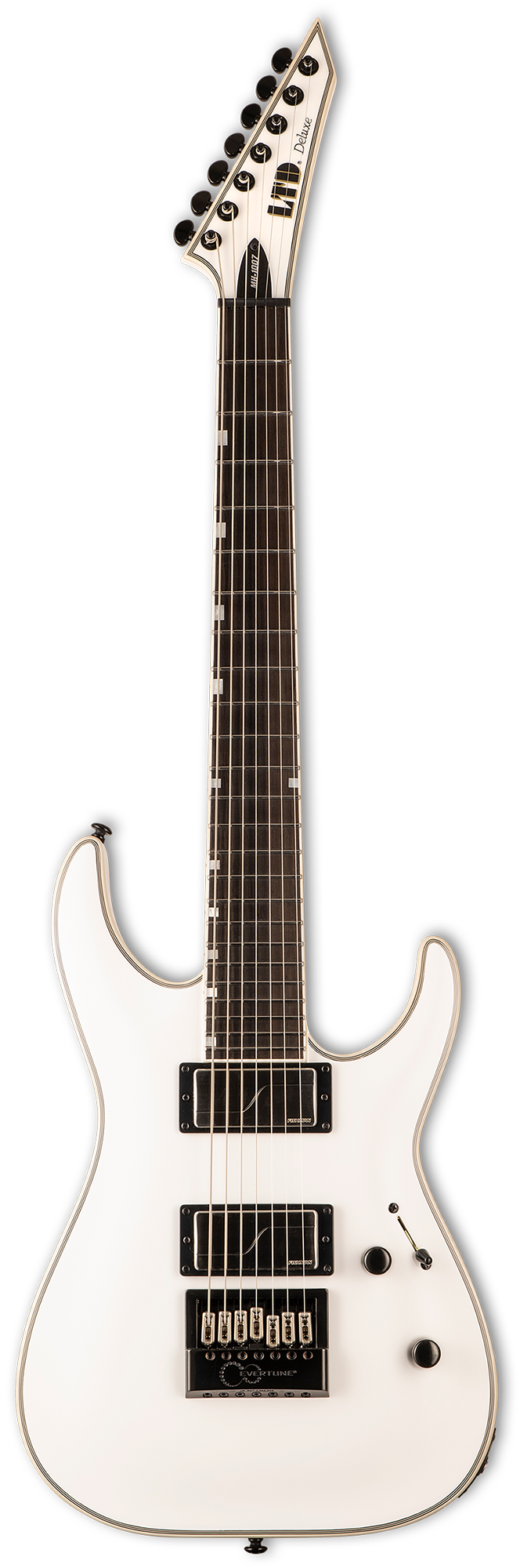 ESP LTD Deluxe MH-1007 EverTune Electric Guitar - Snow White