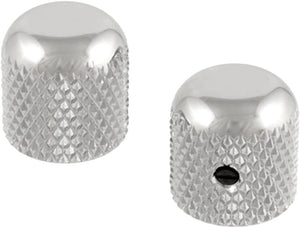 ALLPARTS MK-0110-010 Metal Dome Knobs - Chrome (Pack of 2) | Zoso Music Sdn Bhd