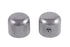 ALLPARTS MK-3150-010 Short Metal Dome Knobs - Chrome (Pack of 2)| Zoso Music Sdn Bhd