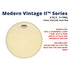 Aquarian MODII Modern Vintage II 2ply 7+7mil Drum Head