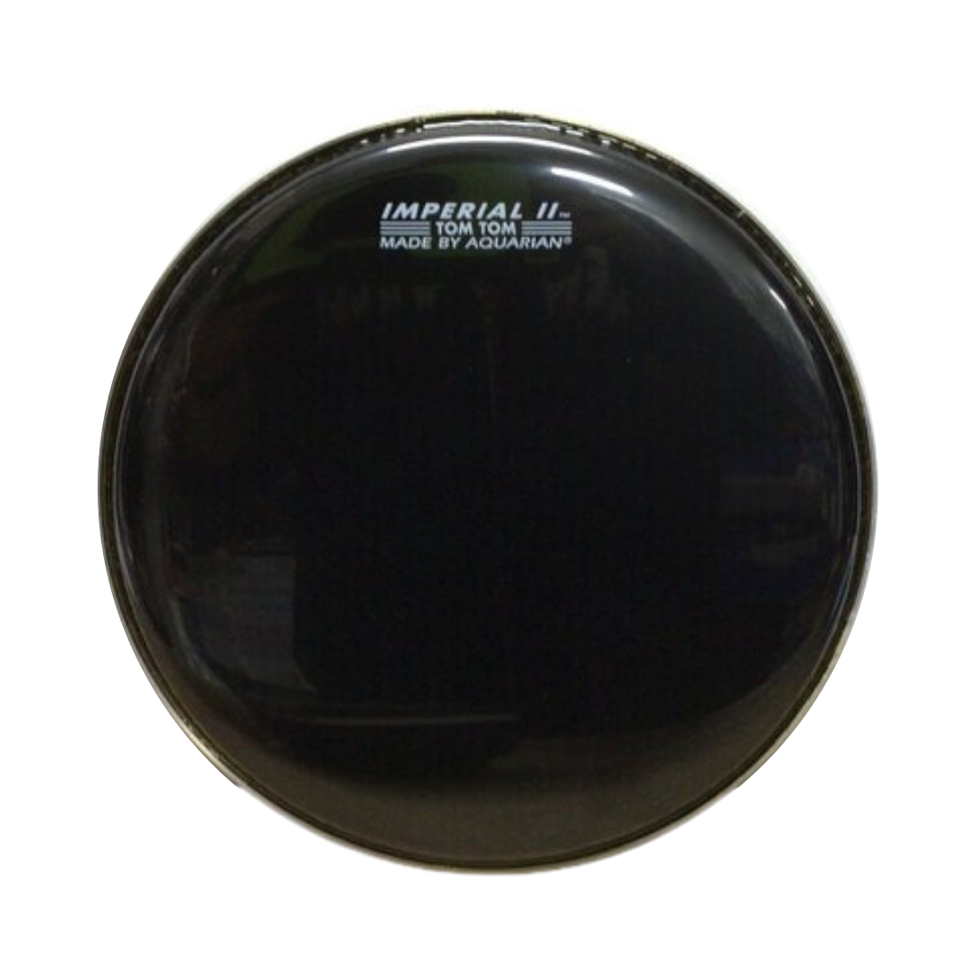 Aquarian MI-II-BK Imperial II 1ply 10mil Black Marching Tenor Drumhead | Zoso Music Sdn Bhd
