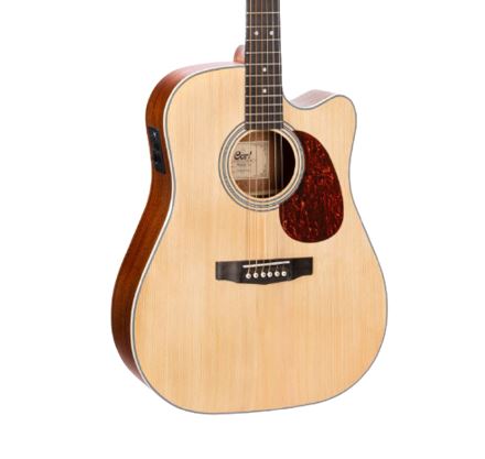 Cort MR-500E Acoustic Guitar Solid Top EQ With Bag