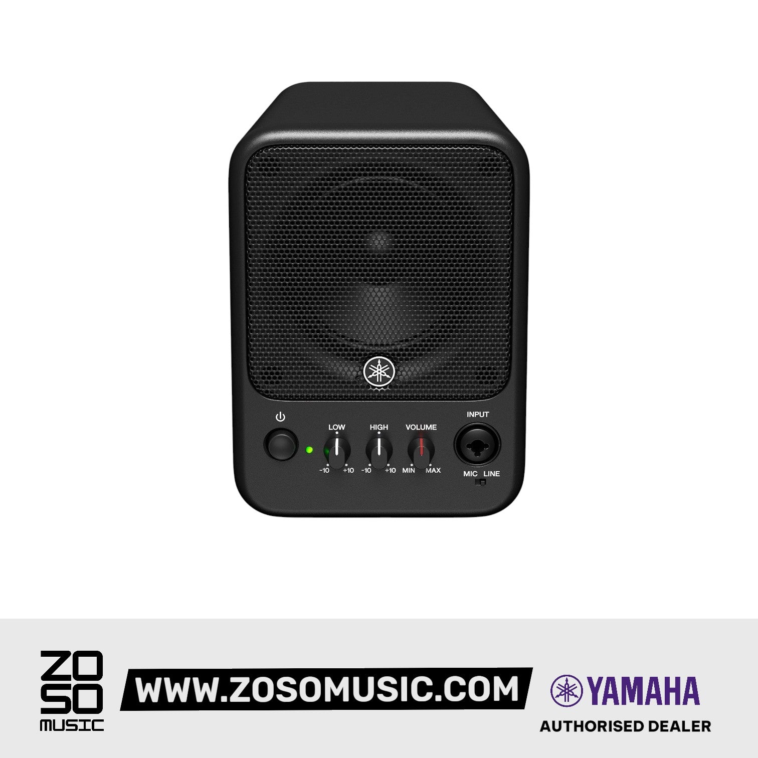 Yamaha MS101-4 Desktop Powered Studio Monitor (MS101) |  YAMAHA PRO AUDIO |  POWERED STUDIO MONITOR |  Zoso Music