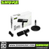 Zoso Music Shure MV6 Gen 2 dynamic USB gaming microphone with desktop stand, cable, and product packaging.