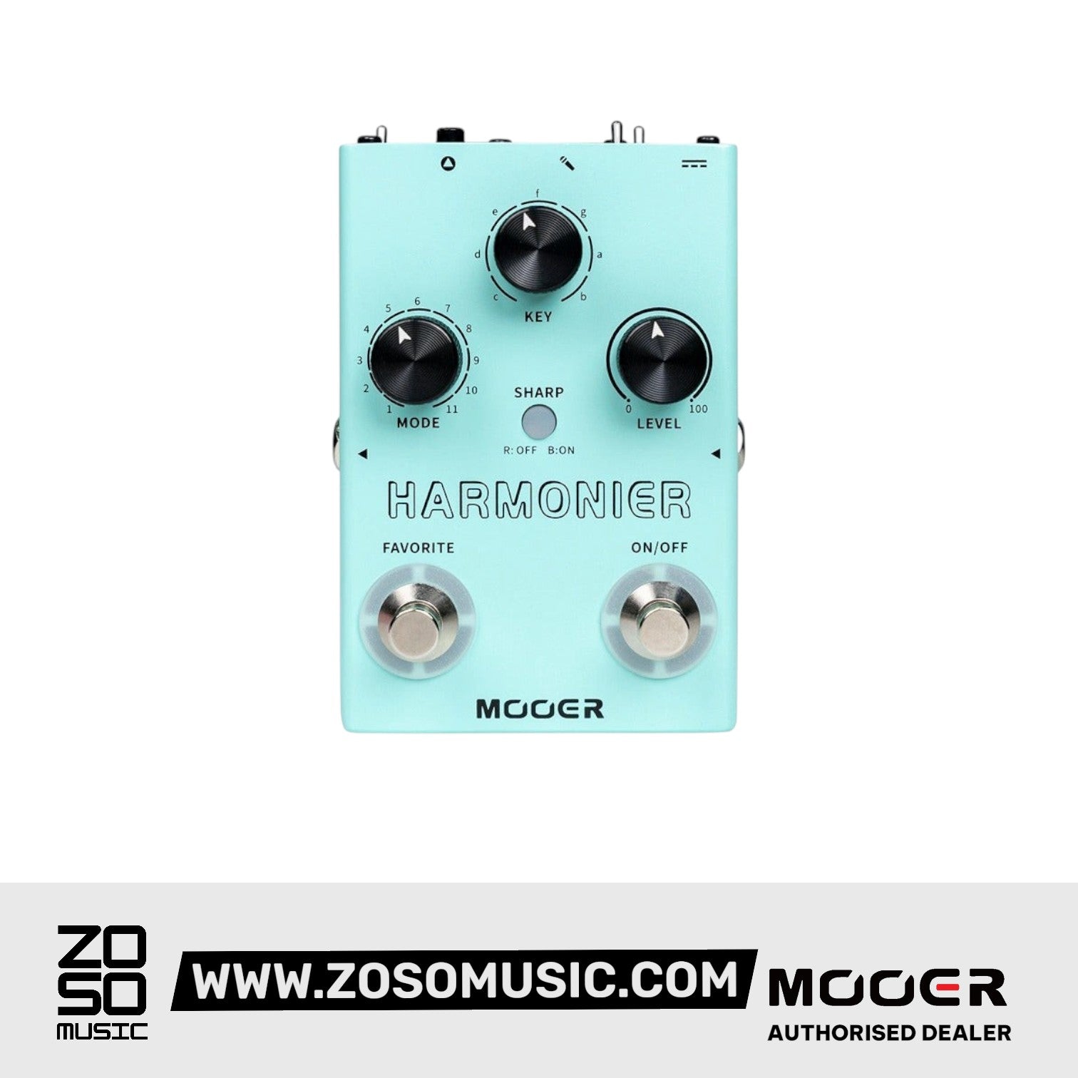 Mooer MVP2 Harmonier Vocal Processor Pedal | Zoso Music Sdn Bhd