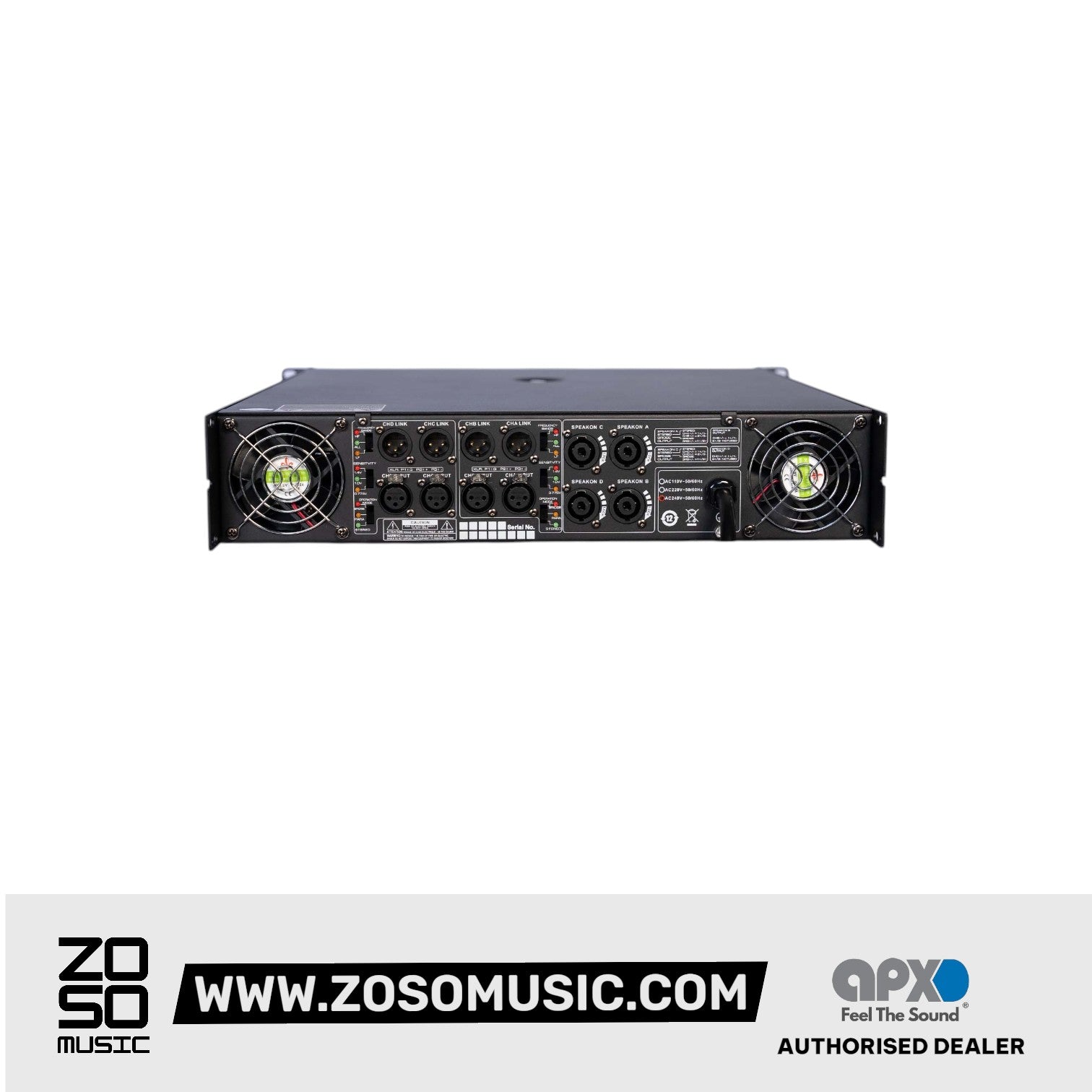 Apex MX-4.8 High Performance 4-Channel Class TD Amplifier |  APEX |  POWER AMPLIFIER |  Zoso Music