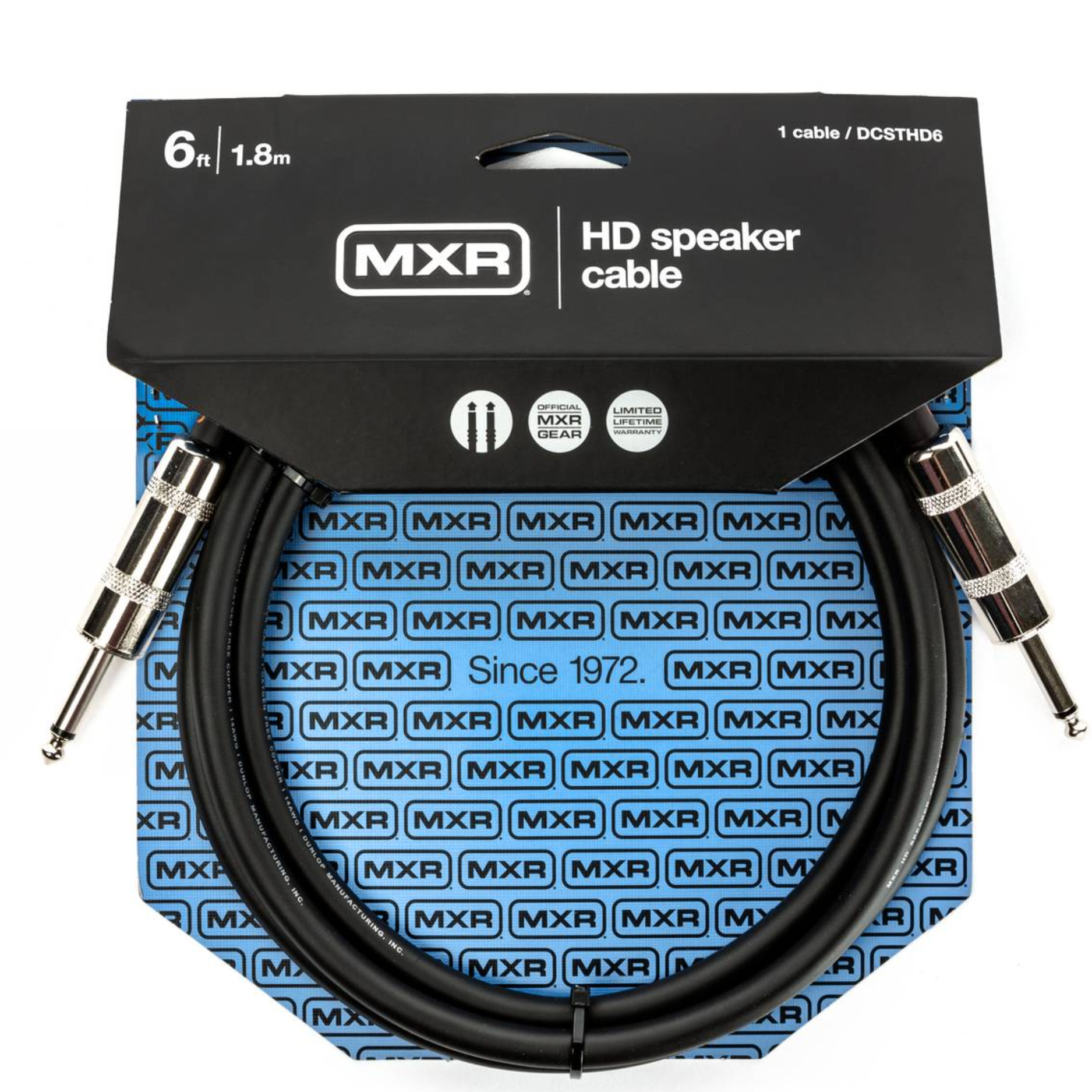 Jim Dunlop MXR DCSTHD6 TS Speaker Cable, Heavy Duty, 6 ft |  JIM DUNLOP |  CABLES |  Zoso Music