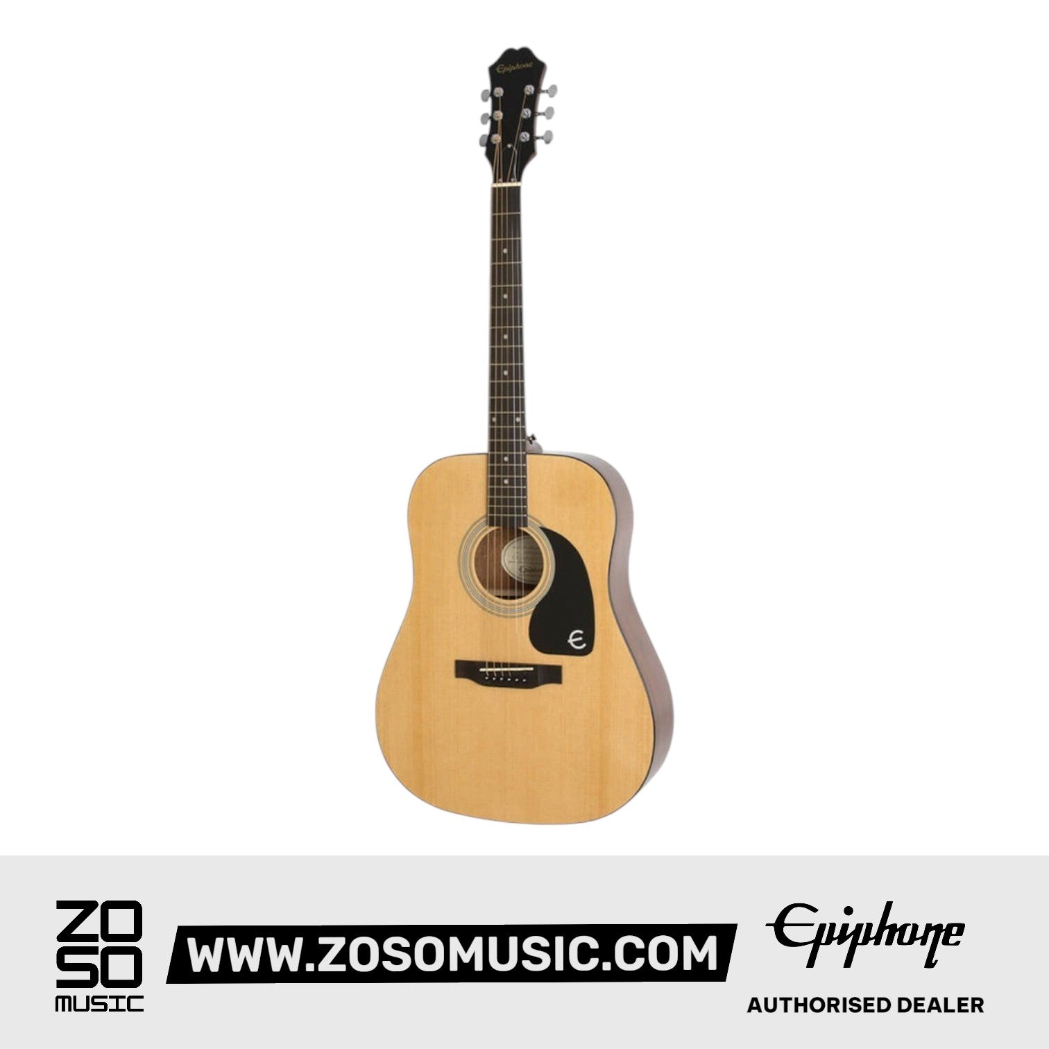 Epiphone PPAG-EA10NANH1 Songmaker Acoustic Guitar Player Pack - Natural |  EPIPHONE |  ACOUSTIC GUITAR |  Zoso Music