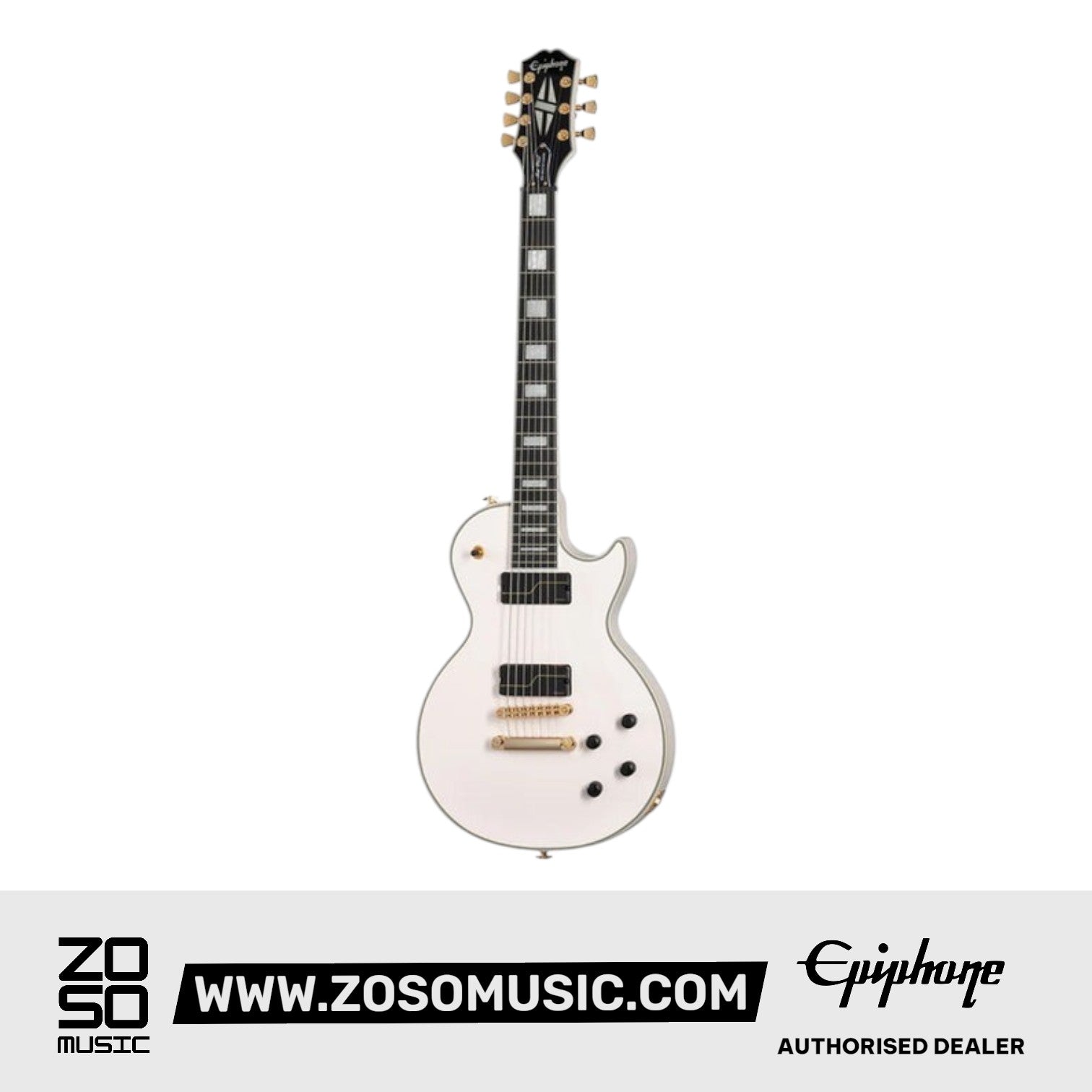 Epiphone Matt Heafy Origins Les Paul Custom 7-String (Incl. Hard Case)